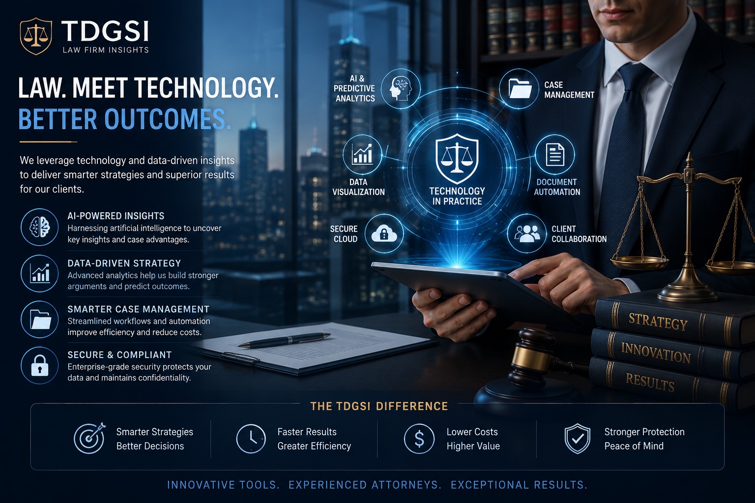 Law firm using technology